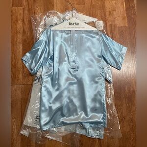 Blue Satin Robes x2 S/M sizes